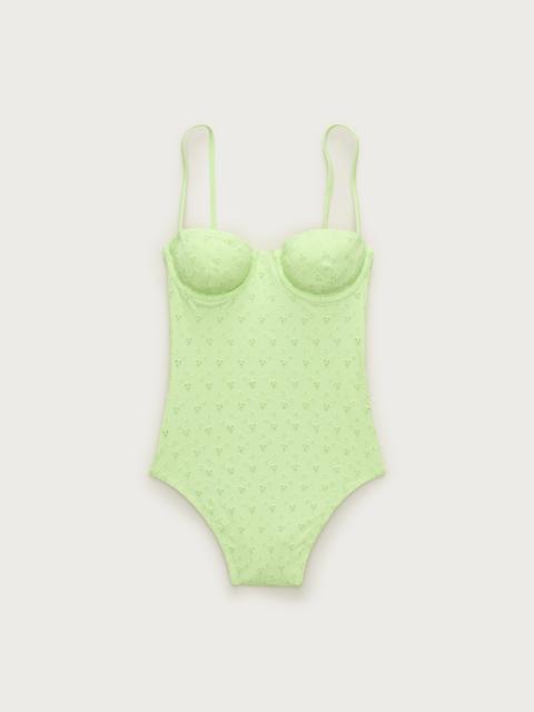 J.CREW Balconette eyelet underwire one-piece