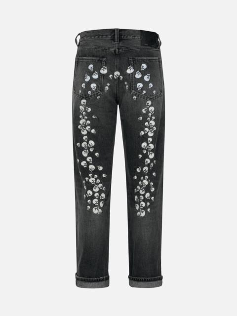 EVISU Skull Embroidery Daicock Baggy Jeans