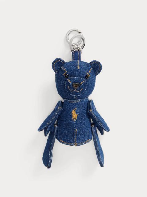 Polo Ralph Lauren Polo Bear Denim Bag Charm