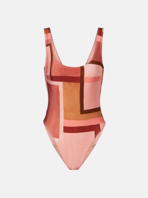 Zimmermann Como printed bodysuit