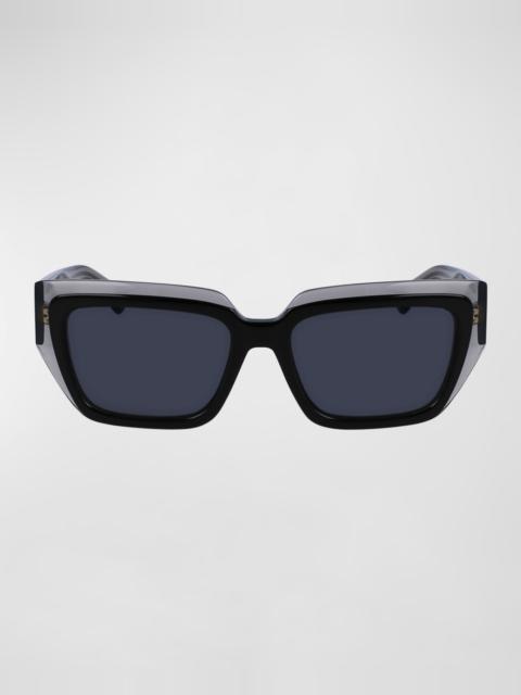 FERRAGAMO Logo Acetate Butterfly Sunglasses