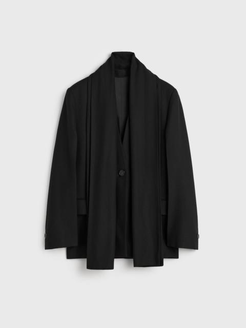 TOTEME Scarf lapel blazer black