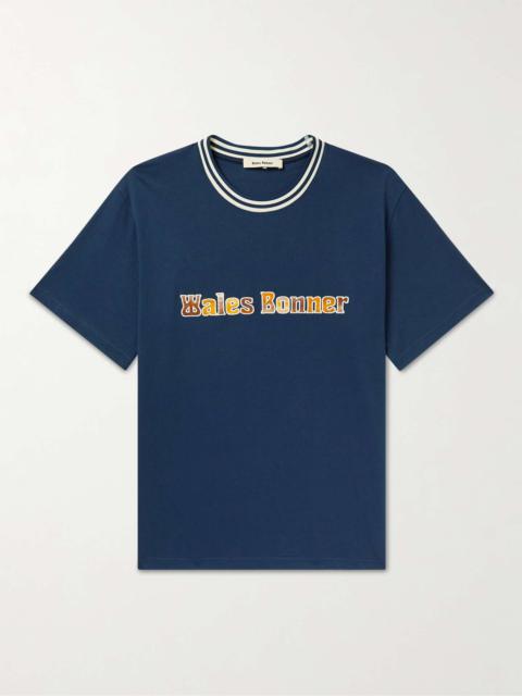 Logo-Embroidered Cotton-Jersey T-Shirt