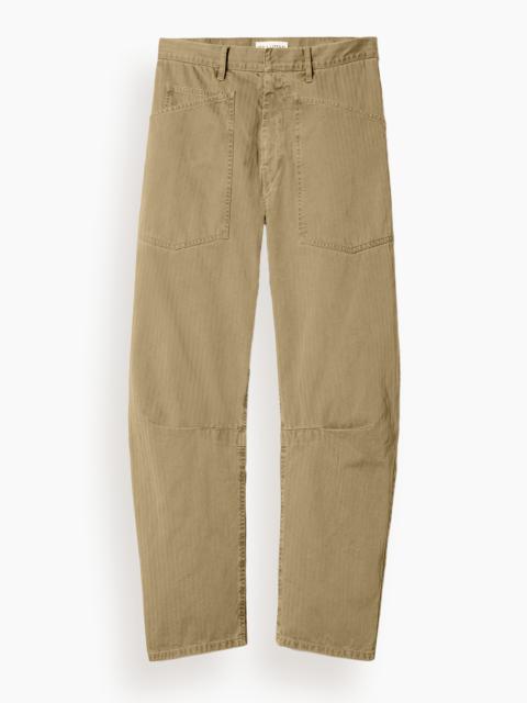 NILI LOTAN Shon Pant in Vintage Washed French Khaki