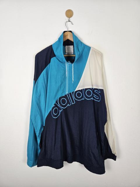 adidas Vintage 90s Adidas Big Logo trefoil Windbreaker Jacket