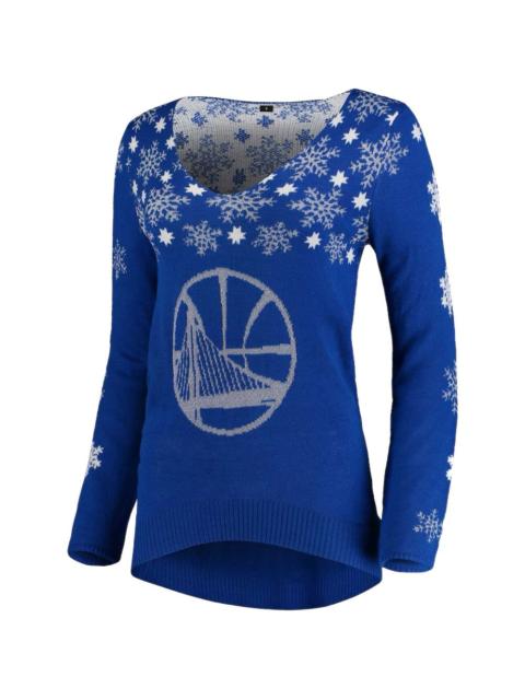 Nike NBA Golden State Warriors snowflake V-neck sweater