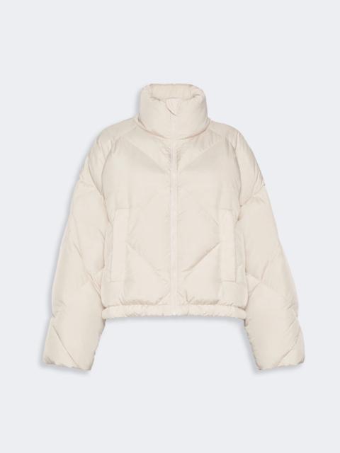 WEEKEND Max Mara EDITO Short down jacket in technical plain-weave fabric - IVORY