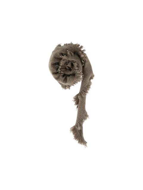 UMA WANG Triangle fringe-trim scarf
