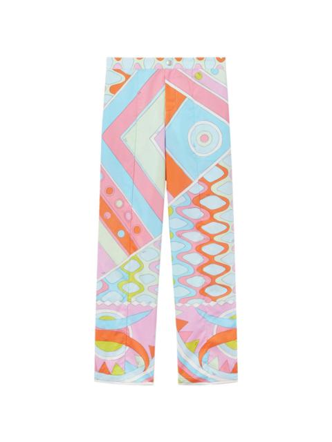 PUCCI Vivara-Print cotton trousers