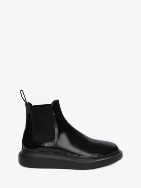 Alexander McQueen Men's Hybrid Chelsea Boot in Black