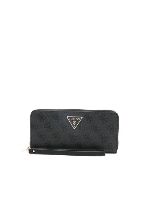 GUESS USA Laurel II Monogram zip wallet