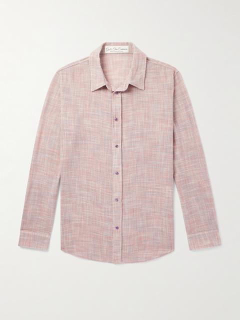 God’s True Cashmere Space-Dyed Cashmere and Wool-Blend Gauze Shirt