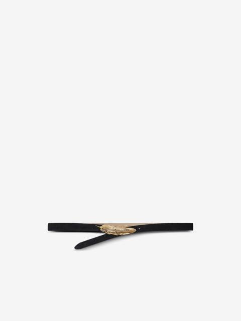 ELISABETTA FRANCHI belt with jewel feather