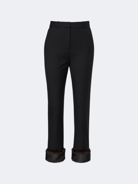 Loulou de Saison Haden cropped virgin wool slim pants