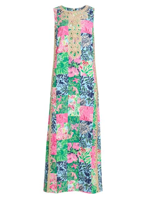 Lilly Pulitzer Women's Edita Patchwork Print Maxi Dress - Multi Party Punch Patch