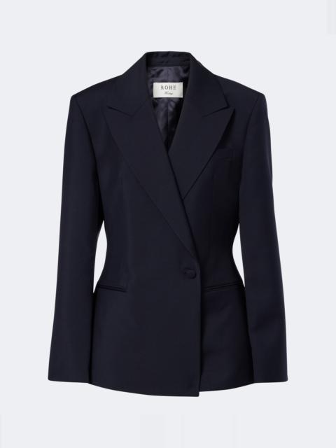 RÓHE Double-breasted wool and mohair blazer