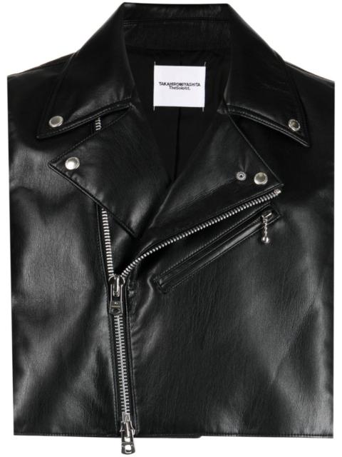 TAKAHIROMIYASHITA TheSoloist. zipped biker vest