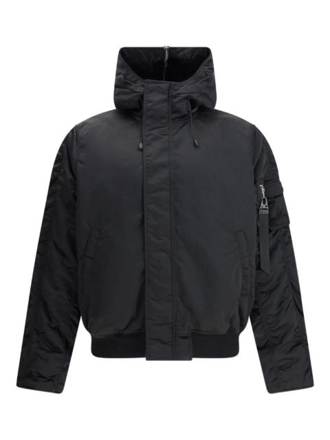 ALPHA INDUSTRIES hooded zip bomber jacket