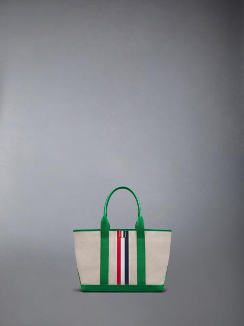 Thom Browne RWB STRIPE PEPPER COTTON CANVAS RWB STRIPE SMALL TOOL TOTE