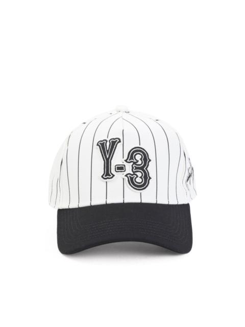 Y-3 striped logo cap