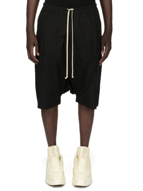Rick Owens Black Porterville Rick's Pods Shorts