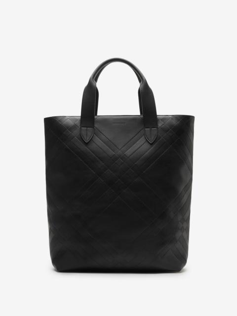 Burberry Embossed Check Tote