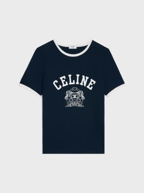 CELINE celine blason 70's t-shirt in cotton jersey