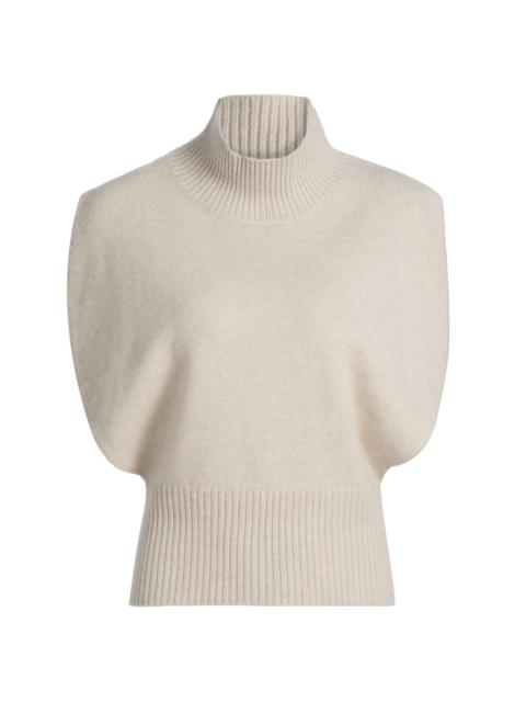 LISA YANG Women's Zaya Cashmere Sleeveless Dolman Sweater - Oyster