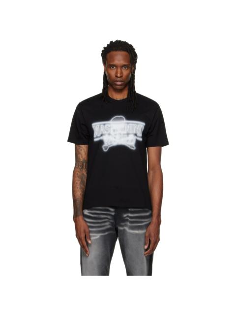 MASTERMIND WORLD Black Neon Logo S/S T-shirt