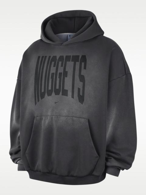 Nike Denver Nuggets Standard Issue Men's Therma-FIT Fleece Basketball Pullover Hoodie
