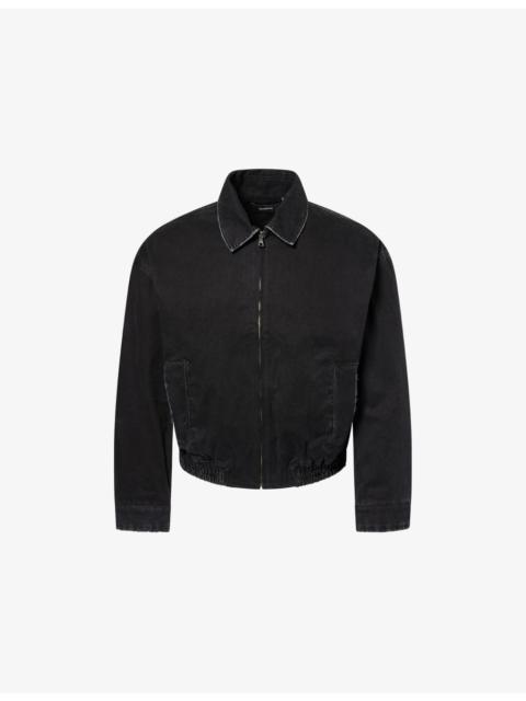 NAHMIAS Washed Long-Sleeve Cotton Jacket