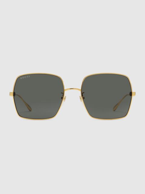 Square frame sunglasses