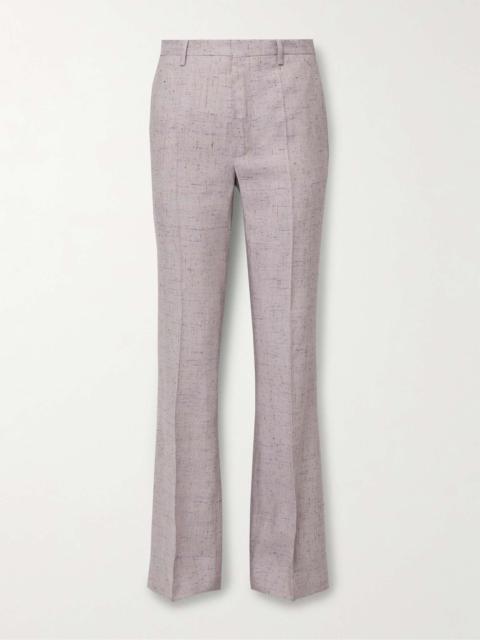 Slim-Fit Flared Tweed Suit Trousers