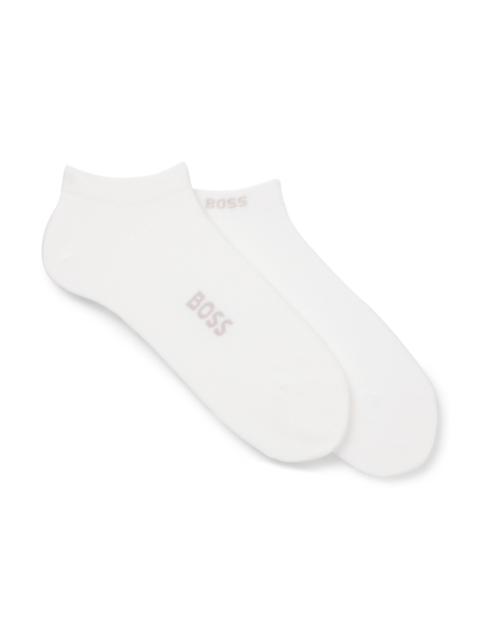 BOSS TWO-PACK OF ANKLE SOCKS IN A BAMBOO BLEND