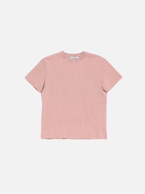 Acne Studios Cotton crewneck t-shirt - Lavender purple