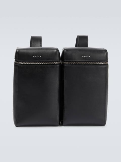 Prada Convertible leather backpack