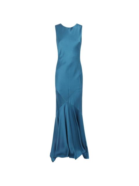 Max Mara satin-crêpe maxi dress