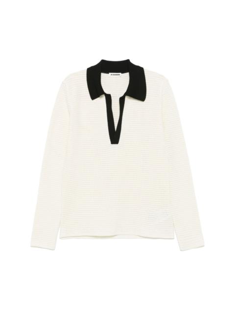 Jil Sander open-knit sweater