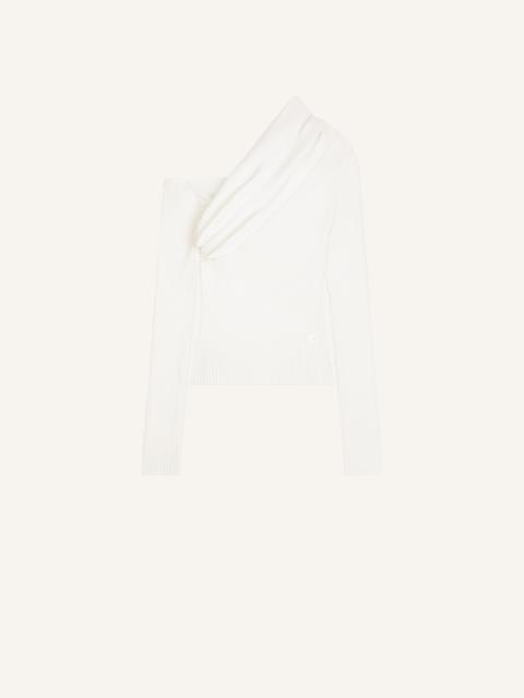 courrèges TWIST RIB KNIT SWEATER