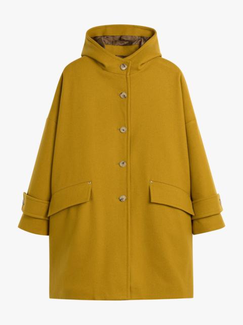 Mackintosh HUMBIE HOOD LEMON WOOL OVERCOAT