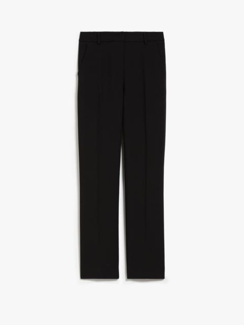 RANA Straight-fit viscose canvas trousers
