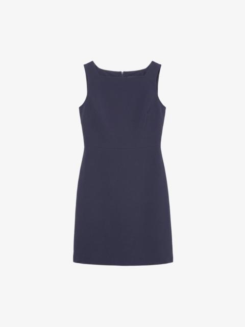 M.M.LaFleur Madge Polished Dress - Everyday Crepe with Topstitch