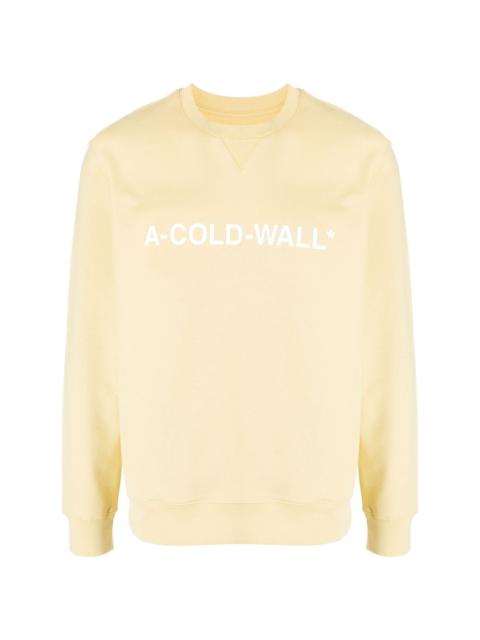 A-COLD-WALL* logo-print long-sleeve sweatshirt
