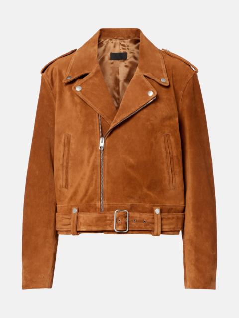 NILI LOTAN Evel suede biker jacket