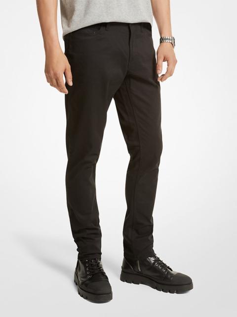 MICHAEL KORS Parker Slim-Fit Stretch-Twill Pants