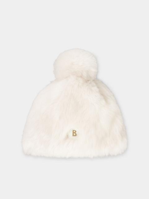 BOGNER Aria lambskin hat in Off-White