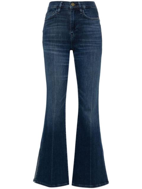 Le Easy high-rise flared jeans