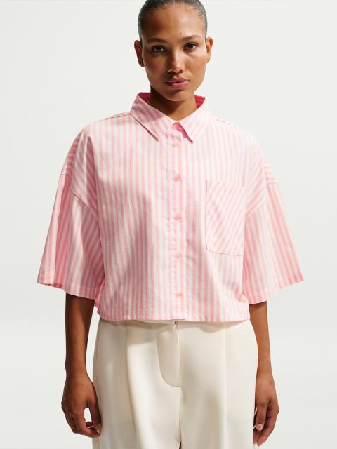 Nike Nike Sportswear Chill Poplin Women's Oversized Striped Top