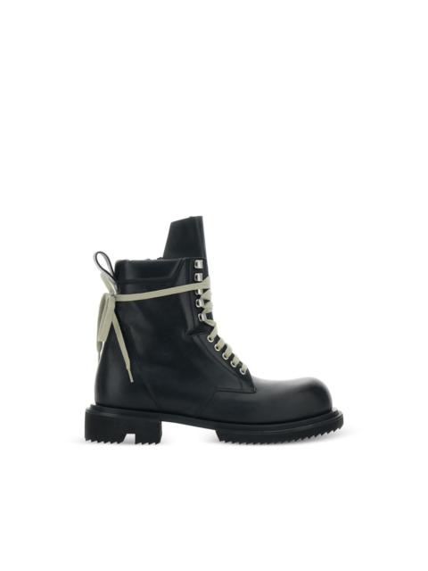 Rick Owens Low Army lace-up lug-sole boots