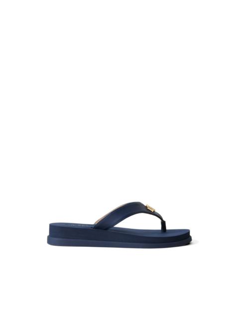 Polo Ralph Lauren logo plaque sandals